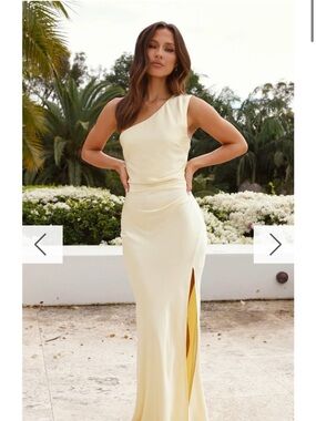 Billy J Victoria Maxi Dress - Yellow